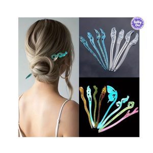 Set 8 Moldes de silicona HORQUILLAS  para pelo   1pack