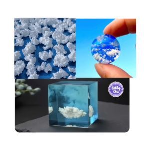 Relleno blanco  IMITACIÓN NUBES para resina    100g.   1u