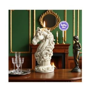 Molde de VELAS CABEZA CABALLO columna romana         1u