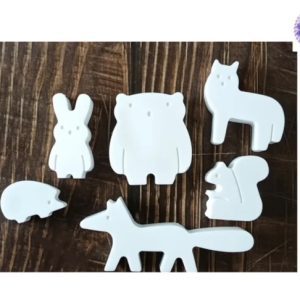 Molde de silicona ANIMALITOS DEL BOSQUE     1u