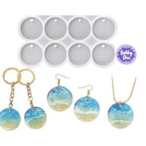 Moldes silicona  REDONDOS    1u