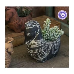 Molde maceta  silicona CABALLO         1u