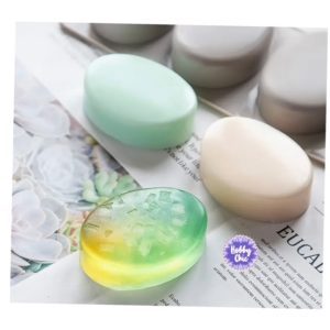 Molde de silicona jabón ovalado tipo  DOVE    1u