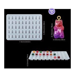 Molde de AROS para resina  OSITOS DE GOMA     1u