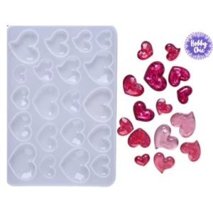 Molde CORAZONES con volúmen    1u