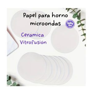 Papel de fibra cerámica para horno de microondas IGLÚ XL  12 cm    10u