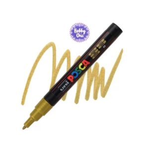 POSCA -3M - Marcador Acrílico  DORADO  (Japonés). 1u