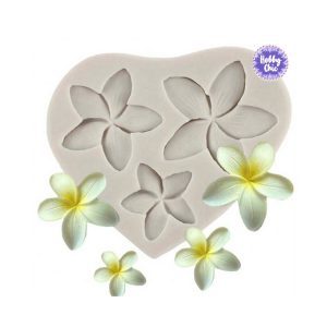 Molde  de silicona  FLOR PLUMERIA      1u