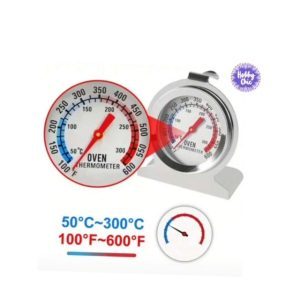 TERMÓMETRO de acero inoxidable para horno  1u.